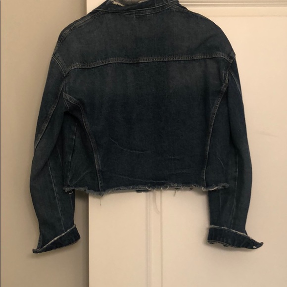 Zara crop denim jacket - Picture 4 of 5